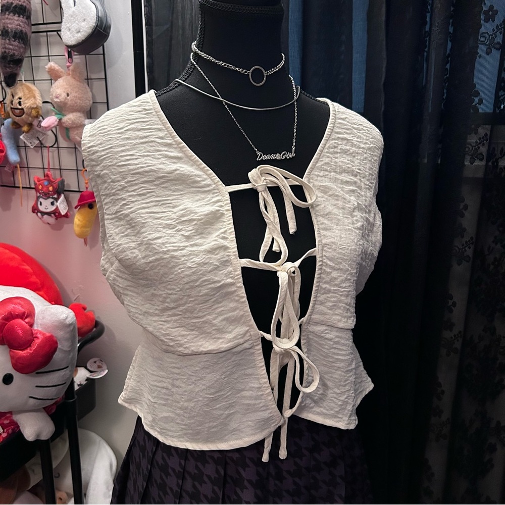 White Layering Top